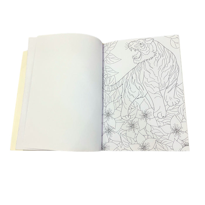 Libro Para Colorear Rito Therapy Antistress Animals X 24 Páginas