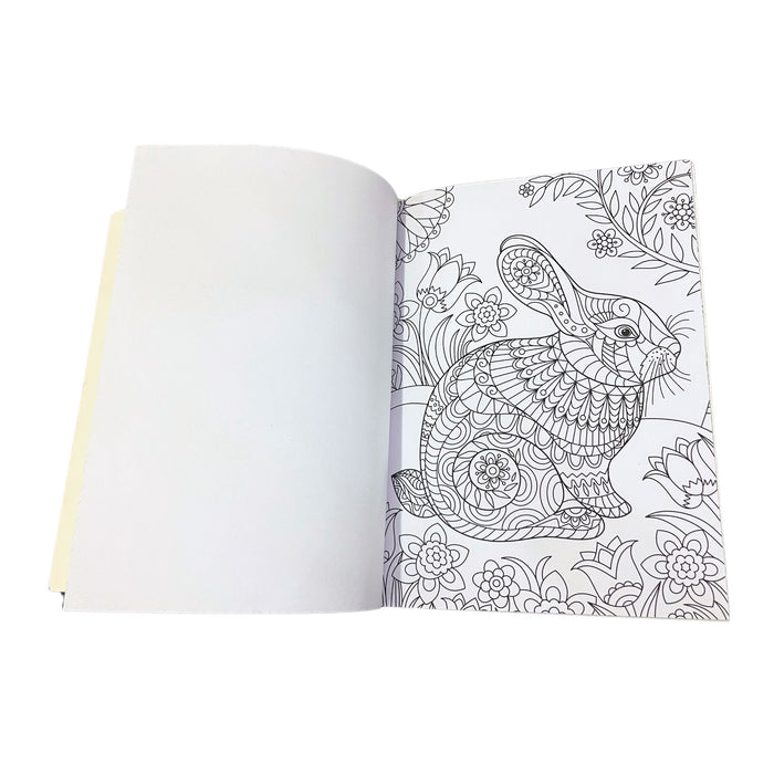 Libro Para Colorear Rito Therapy Antistress Animals X 24 Páginas