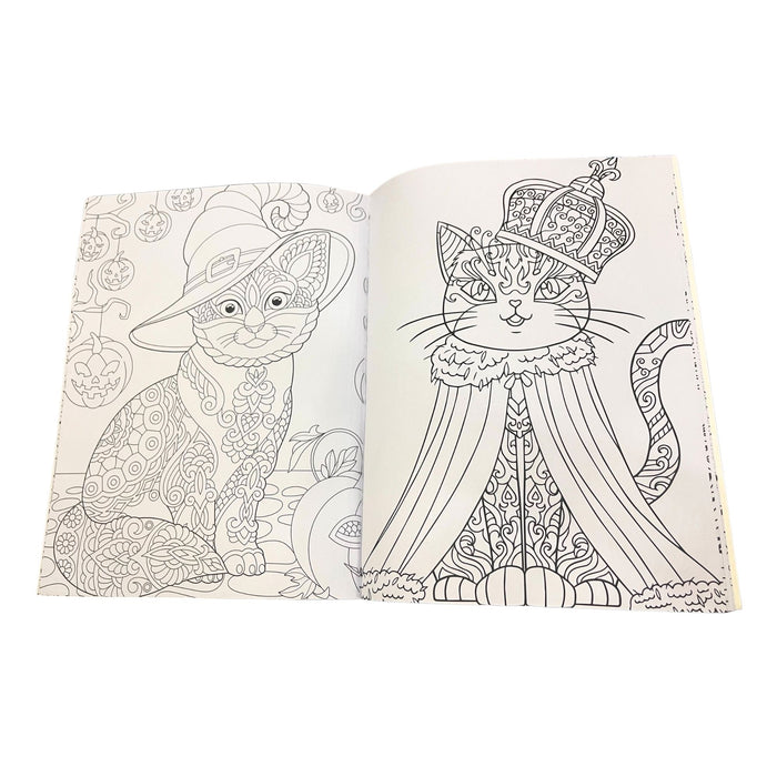 Libro Para Colorear Rito Mandalas De Gatos X 24 Páginas