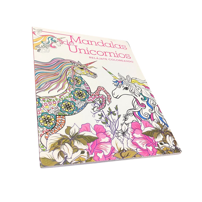 Libro Para Colorear Rito Mandalas De Unicornios X 24 Páginas