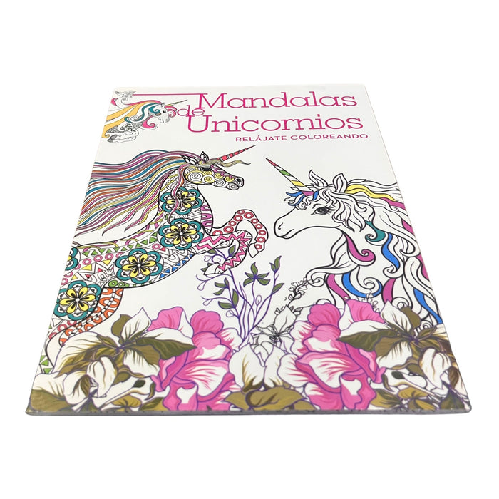 Libro Para Colorear Rito Mandalas De Unicornios X 24 Páginas
