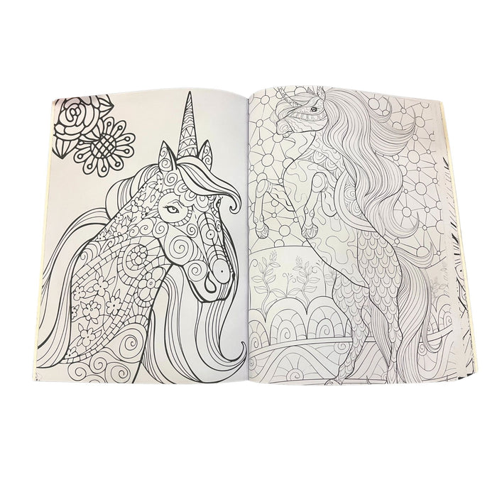 Libro Para Colorear Rito Mandalas De Unicornios X 24 Páginas