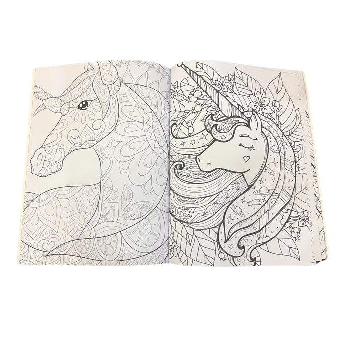 Libro Para Colorear Rito Mandalas De Unicornios X 24 Páginas