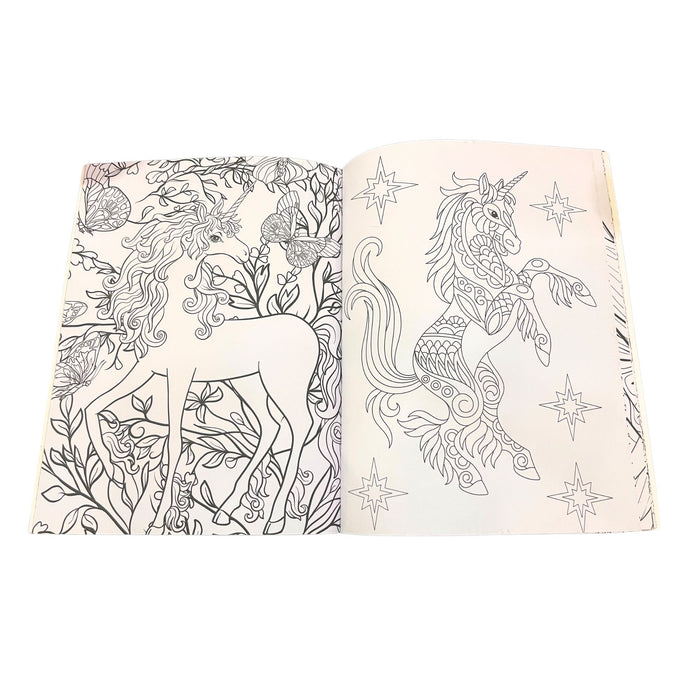 Libro Para Colorear Rito Mandalas De Unicornios X 24 Páginas