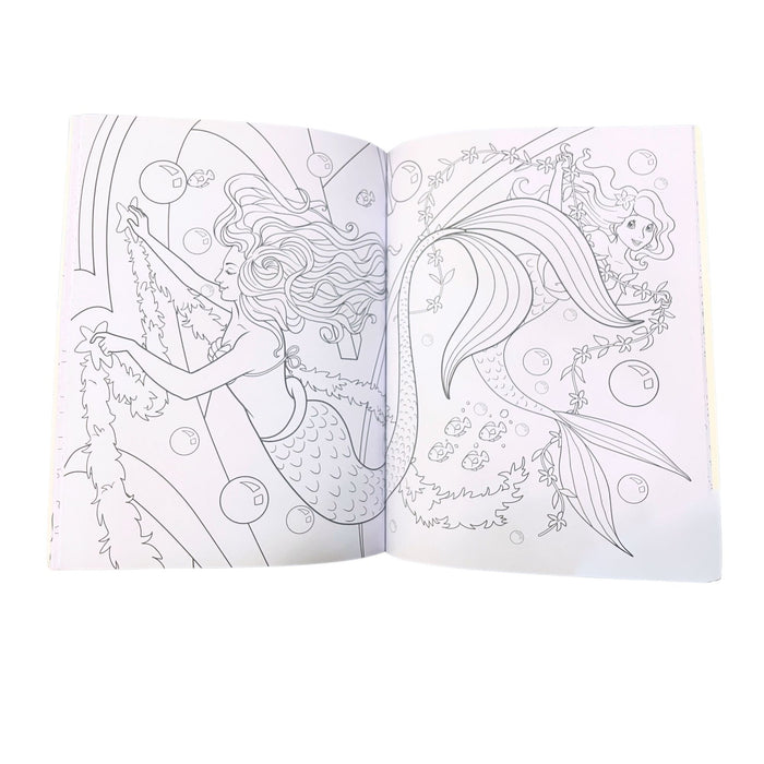 Libro Para Colorear Rito Tus Colores Sirenas X 32 Páginas