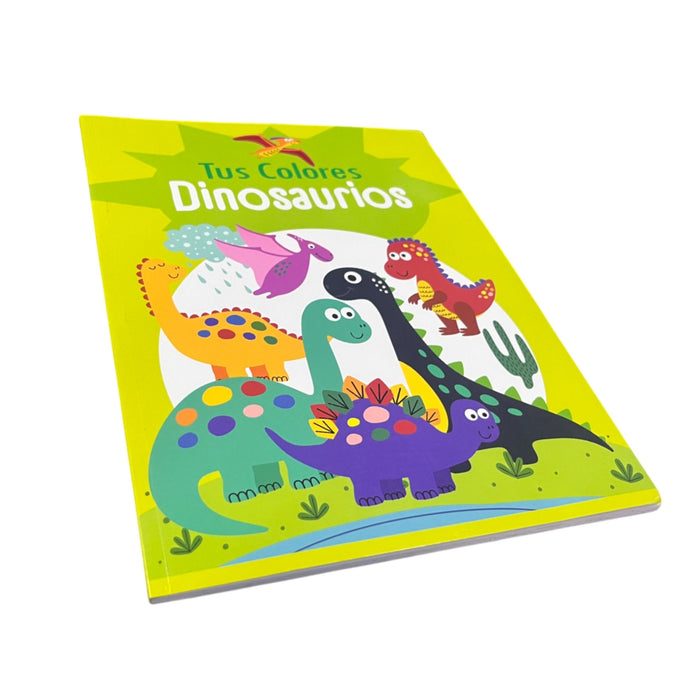 Libro Para Colorear Rito Tus Colores Dinosaurios X 32 Páginas