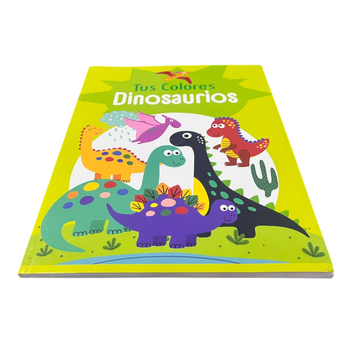 Libro Para Colorear Rito Tus Colores Dinosaurios X 32 Páginas