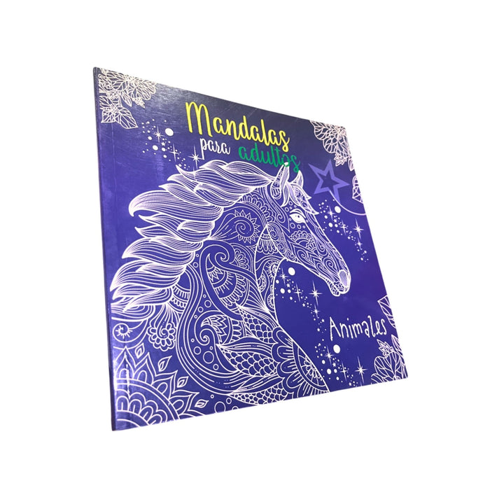 Libro Para Colorear Rito Mandalas Animales Para Adultos X 24 Páginas