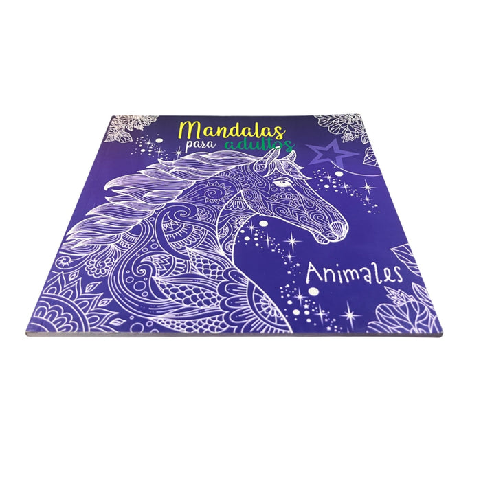 Libro Para Colorear Rito Mandalas Animales Para Adultos X 24 Páginas