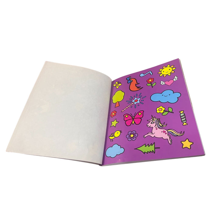 Libro Para Colorear Rito Los Unicornios X 24 Páginas + 4 Stickers