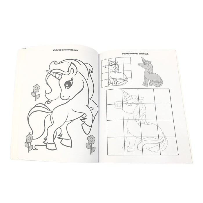 Libro Para Colorear Rito Los Unicornios X 24 Páginas + 4 Stickers