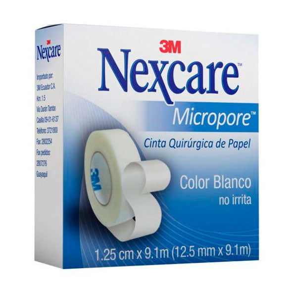 Nexcare Micropore Blanco 3M 1 2— Farmacorp