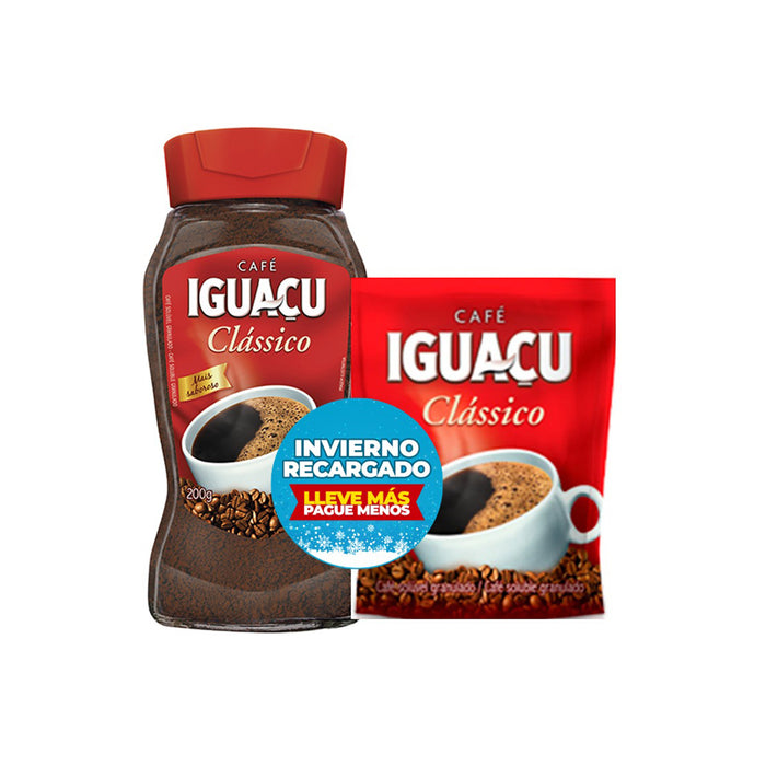 Iguacu Pack Cafe Frasco 200G + Sachet Classico 500G