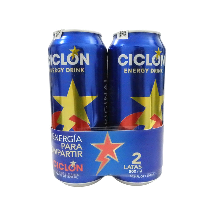 Ciclon Energy Drink Pack Lata 500Ml X 2 Unidades