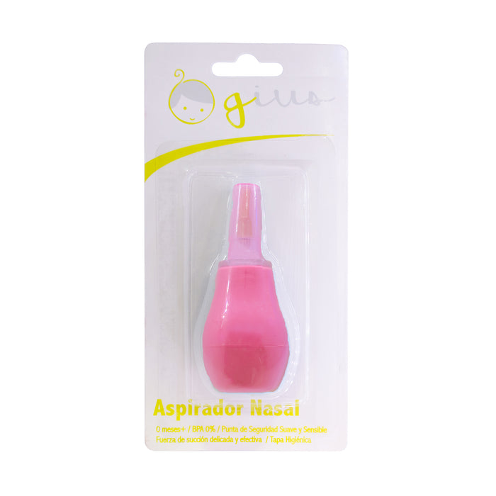Aspirador Nasal Para Bebé Gius Rosado 0M+