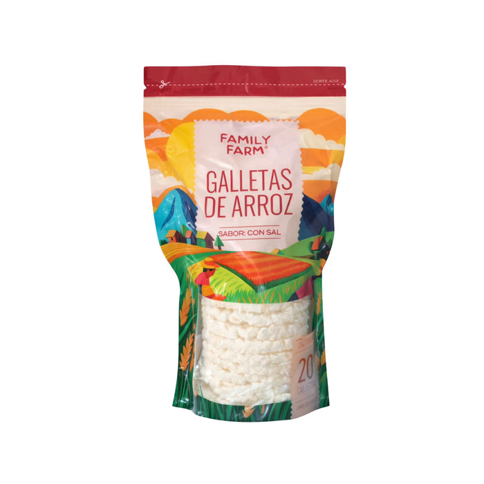 Galletas De Arroz Family Farm Con Sal X 110G