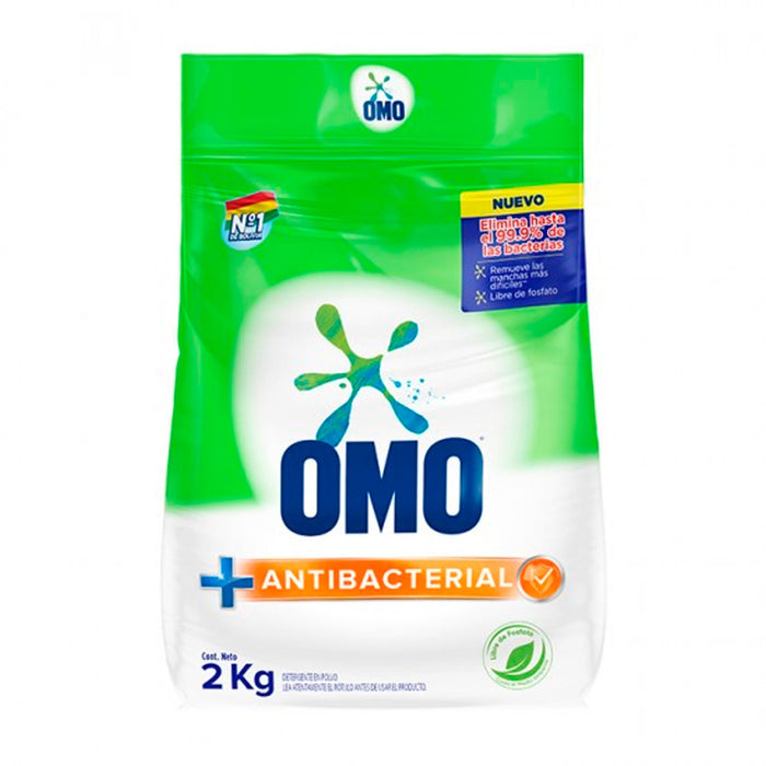 Omo Detergente Antibacterial X 2Kg