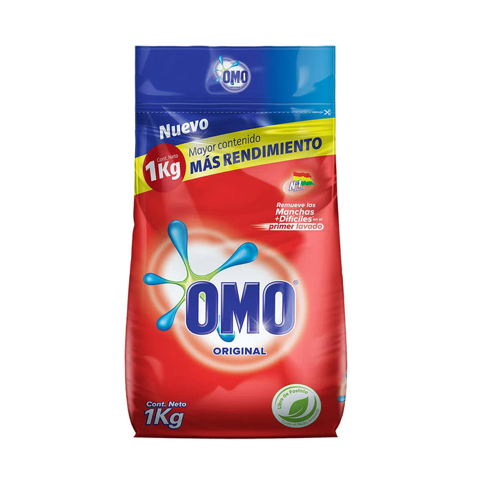 Omo Detergente Polvo Original X 1 Kg