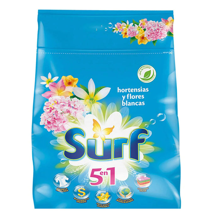 Surf Detergente Hortencias Y Flores Blancas X 700G