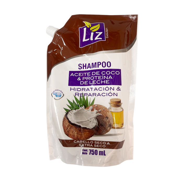 Shampoo Liz Doypack Coco Y Proteína De Leche X 750Ml