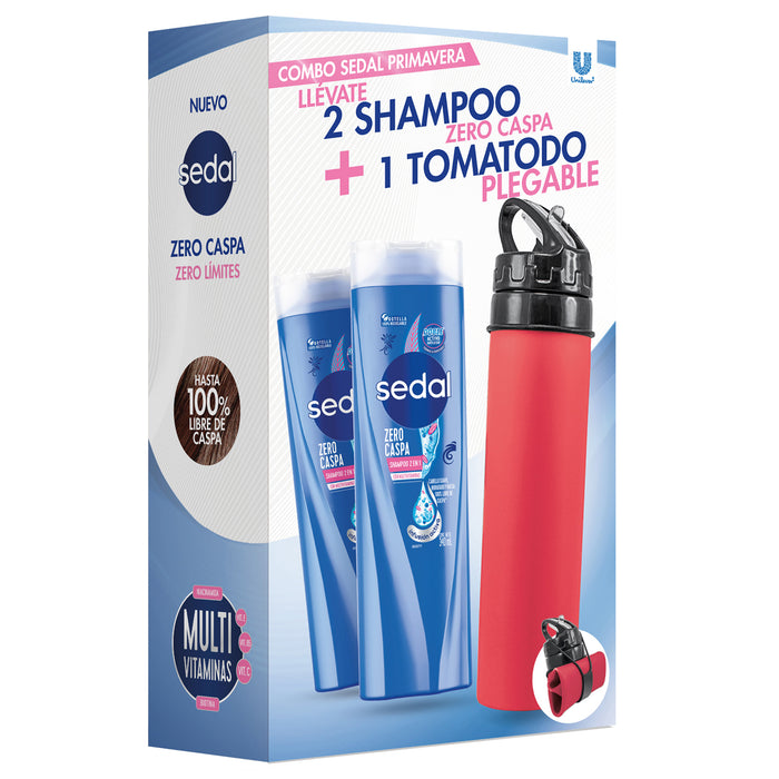 Pack Sedal Shampoo Acondicionador Zero Caspa Tomatodo