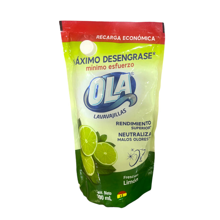 Lavavajillas Ola Doypack Frescura Limon X 900Ml