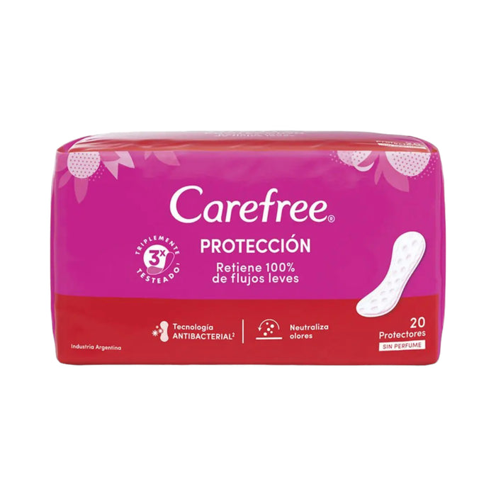 Carefree Proteccion X 20 Unid Sin Perfume