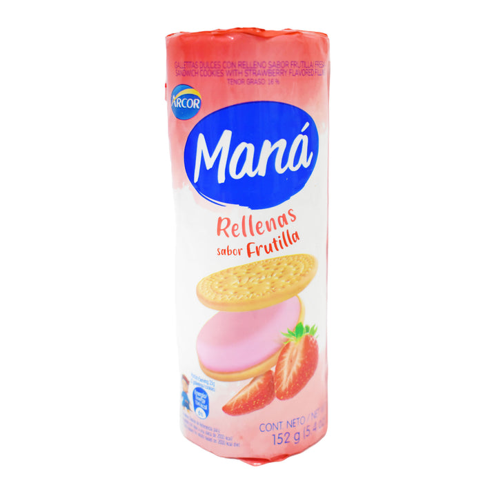 Mana Galleta X 152/182Gr Vainilla/Frutilla