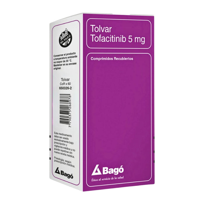Tolvar 5Mg Tofacitinib X Comprimido