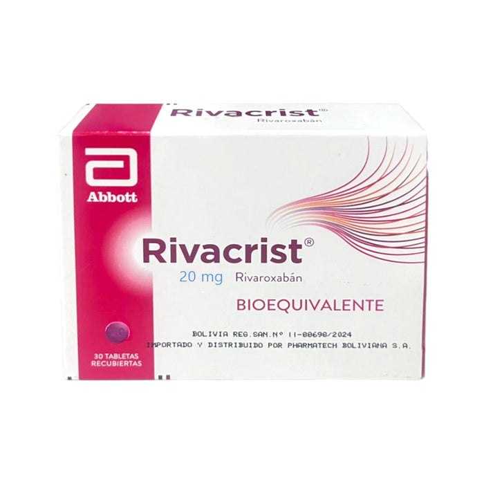 Rivacrist 20Mg Rivaroxaban X Tableta