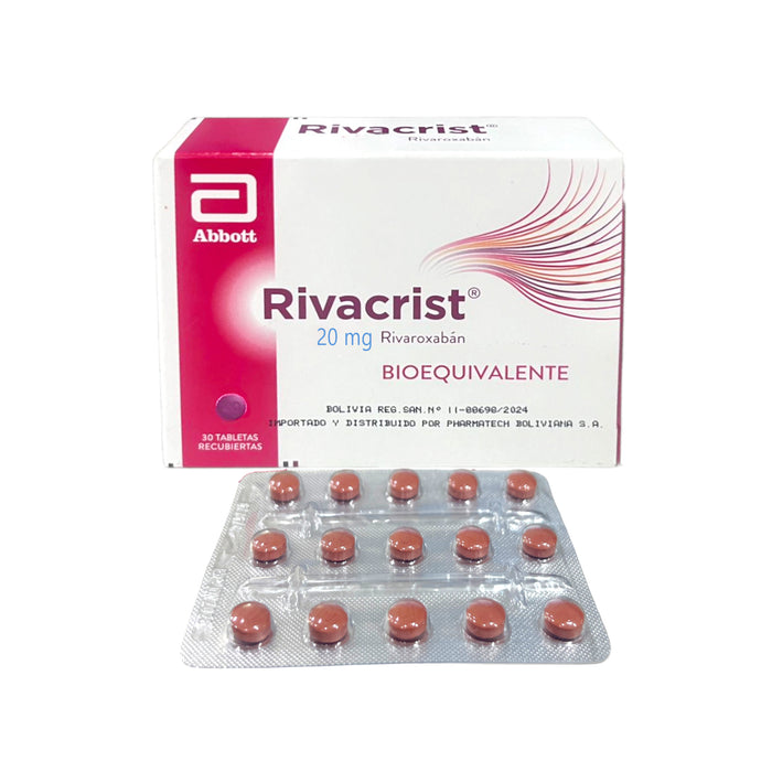 Rivacrist 20Mg Rivaroxaban X Tableta