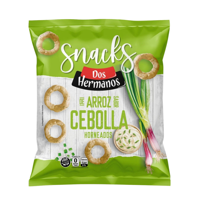 Snacks Dos Hermanos Horneados De Arroz Sabor Cebolla X 80G
