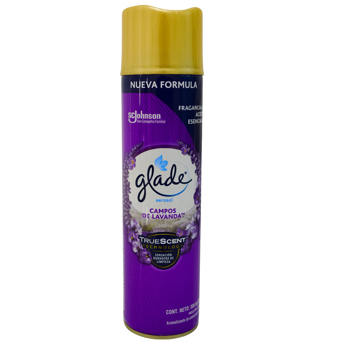 Glade Aerosol Ambientador X 360Ml Campos De Lavand