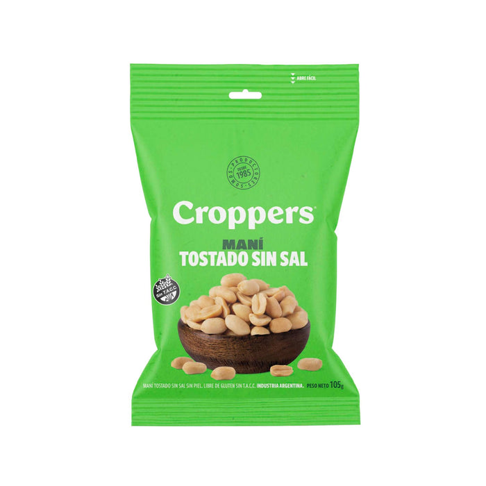 Mani Tostado Croppers Sin Sal X 105G
