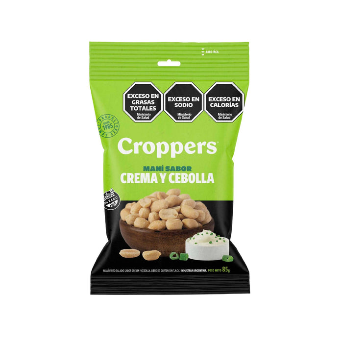 Mani Cropper Sabor Crema Y Cebolla X 85G