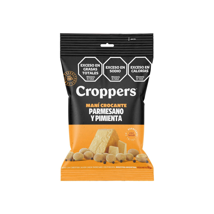 Mani Croppers Crocante Parmesano Y Pimienta X 85G