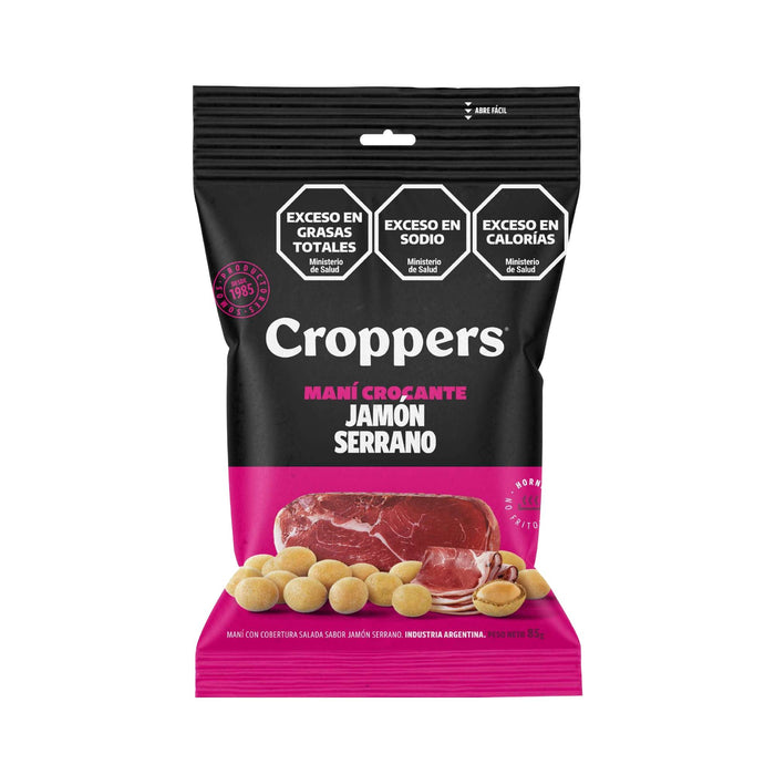 Mani Croppers Crocante Sabor Jamón Serrano X 85G