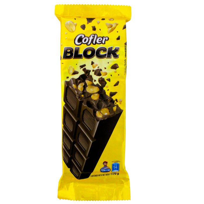Cofler Block Chocolate Con Leche Y Mani X 170G