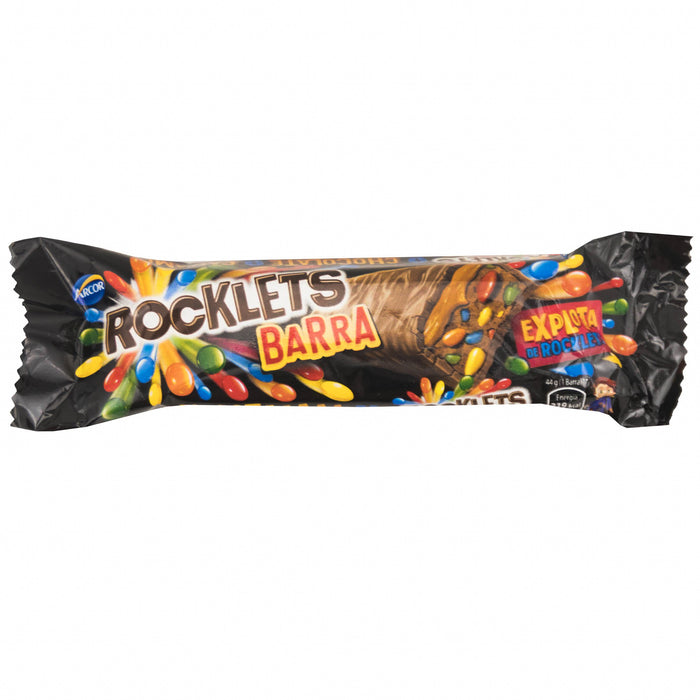 Rocklets Barra De Chocolate Confitado X 44G