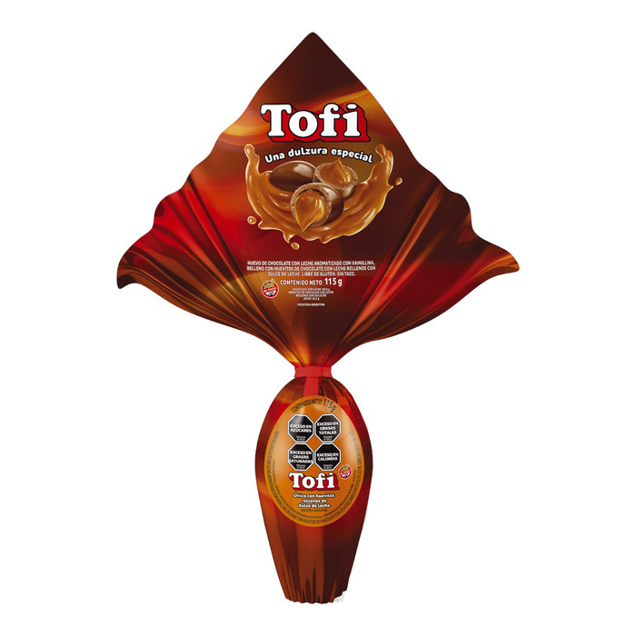 Huevo De Pascua Tofi Chocolate Con Leche X 115G