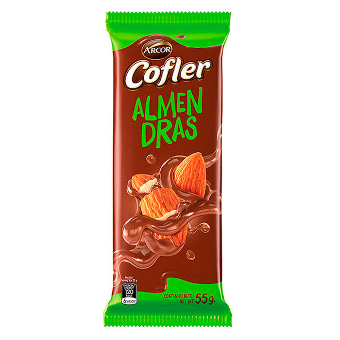 Cofler Chocolate Con Leche Y Almendras X 55G