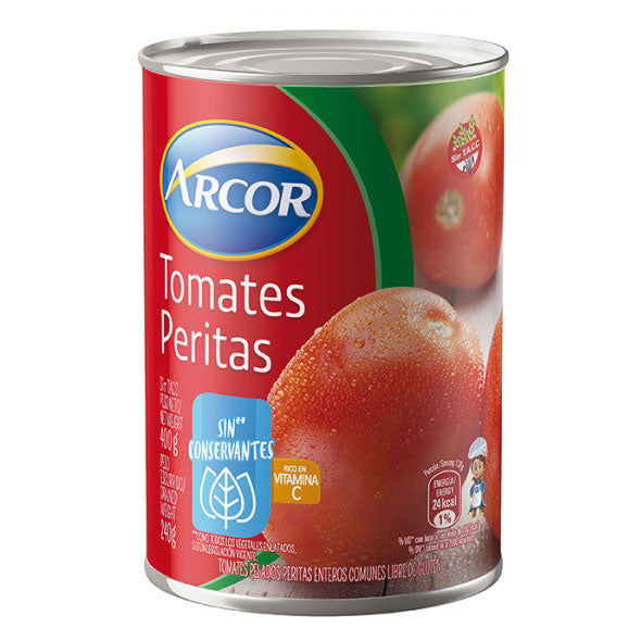 Arcor Tomate Pelado Lata X 400G
