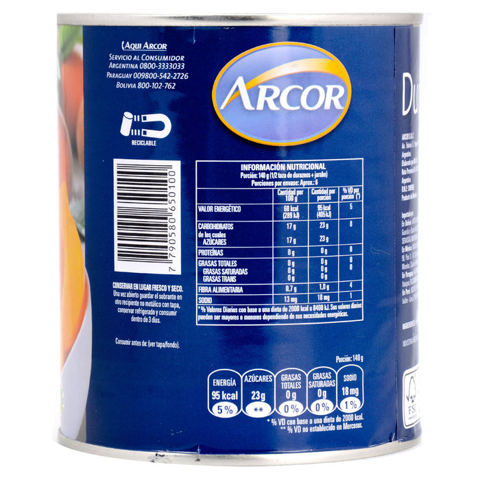 Duraznos Arcor Al Jugo X 820G