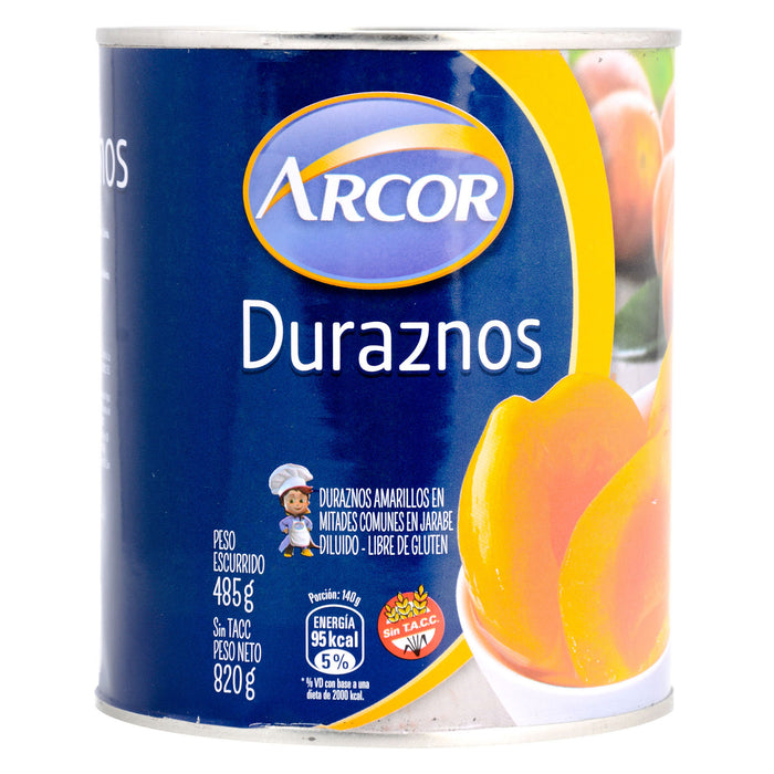 Duraznos Arcor Al Jugo X 820G