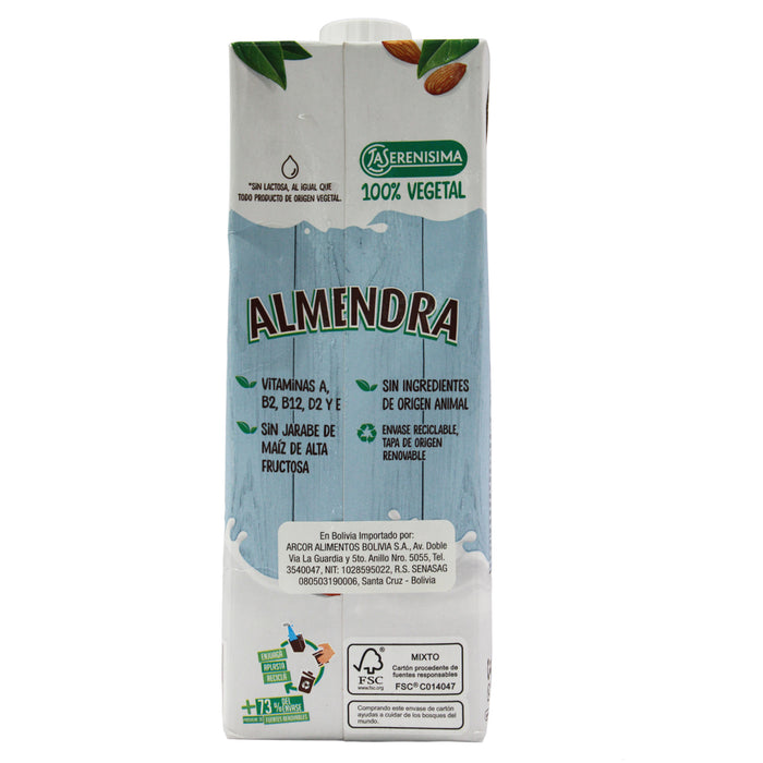 La Serenisima Preparado Vegetal Almendra X 1 L