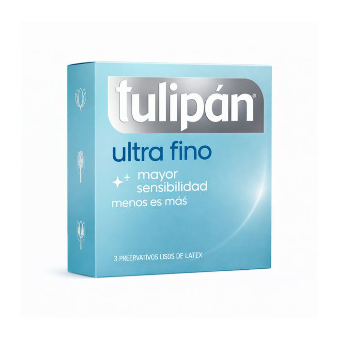 Preservativo Tulipan Ultra Fino X 3 Unidades