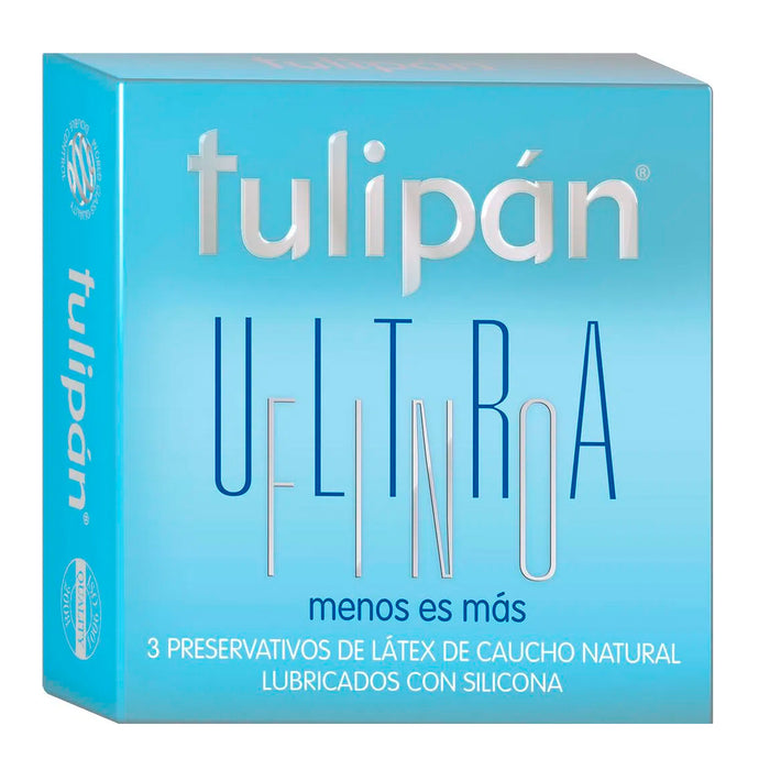 Preservativo Tulipan Ultra Fino X 3 Unidades