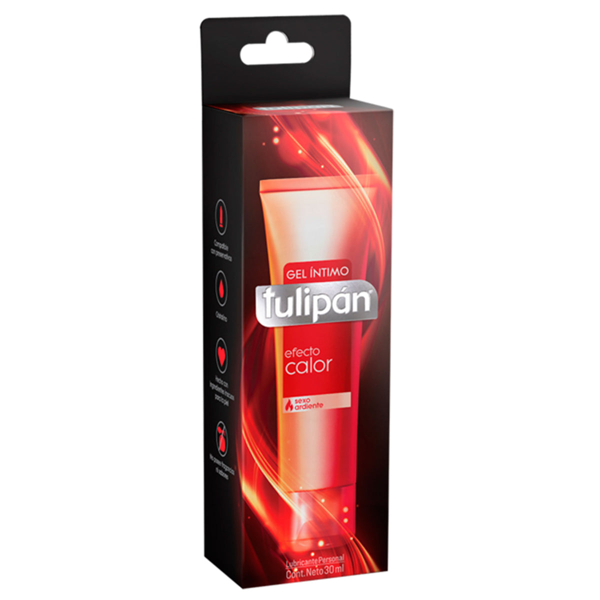 gel lubricante personal Gel Íntimo Lubricante Tulipán Efecto Calor 30ml— Farmacorp