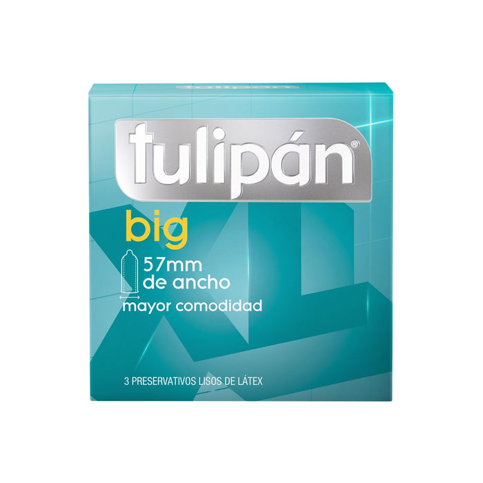 Preservativo Tulipan Big X 3 Unidades