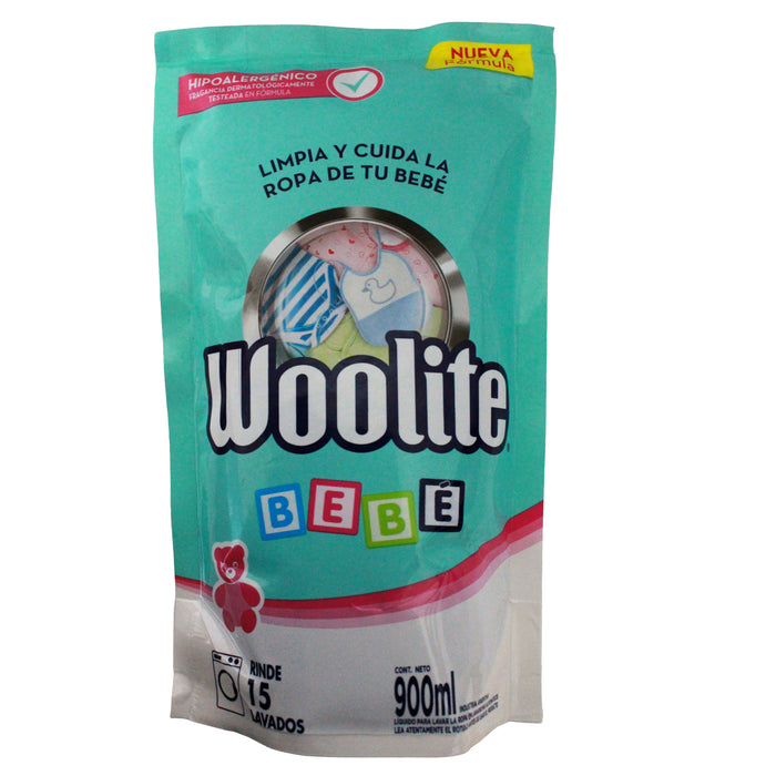 Woolite Detergente Liquido Doypack Ropa Bebe X 900Ml